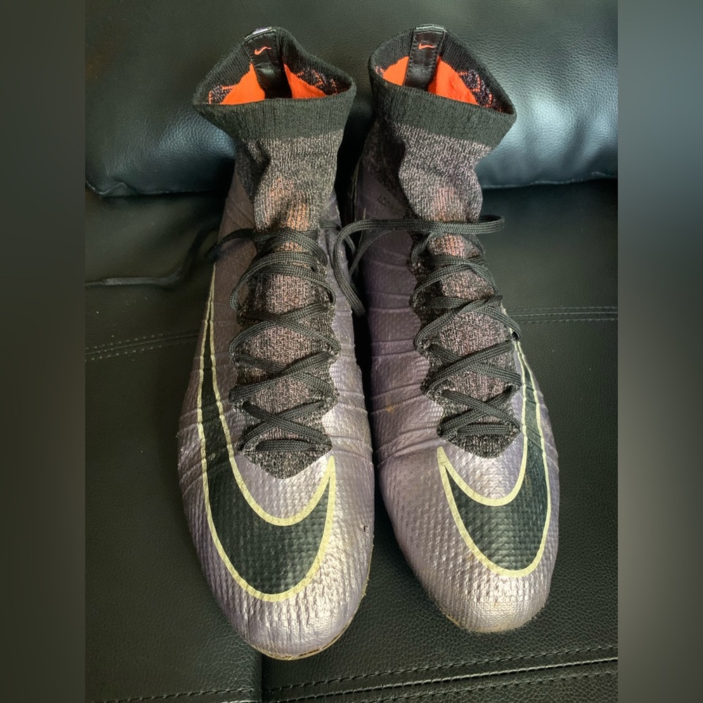 Nike Mercurial Vapor Superfly 4 CR7 Ronaldo Metallic Chrome Lilac 10.5